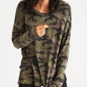 AEO Soft & Sexy Plush Drop-Shoulder Sweatshirt